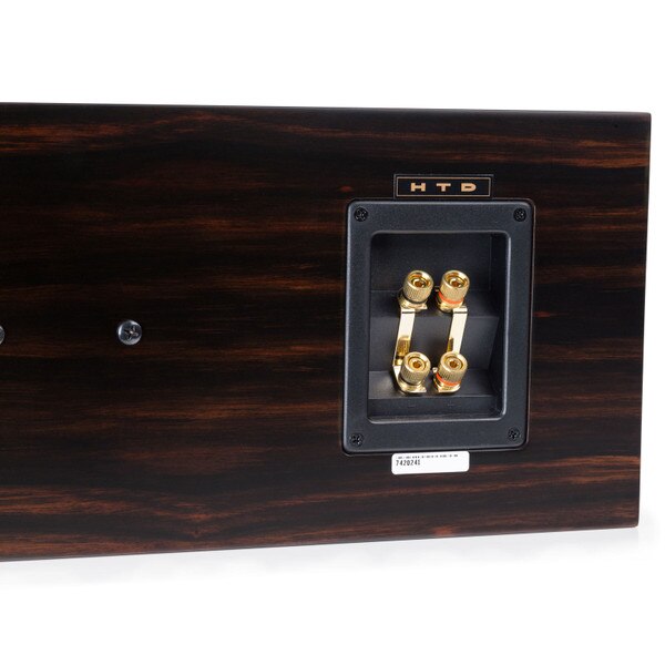 Level Three Center Channel Speaker - Macassar Ebony - Cable Terminals